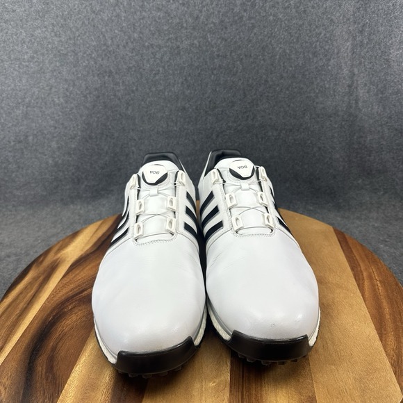Adidas TOUR360 XT-SL BOA F34188 Spikeless White Black Mens Golf Shoes Size 12 main image 7